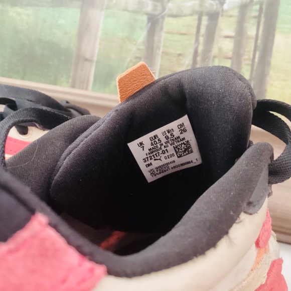 Size 9.5 - PUMA RS-X3 Mesh Pop - Bubblegum W Pink Orange Tan - Picture 12 of 12